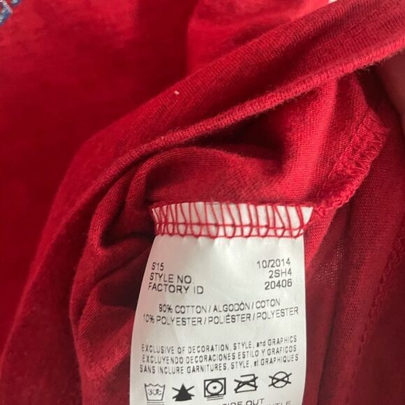 🍁3/$20 Chicago Cubs Major League Baseball Red T Shirt M - Picture 5 of 5